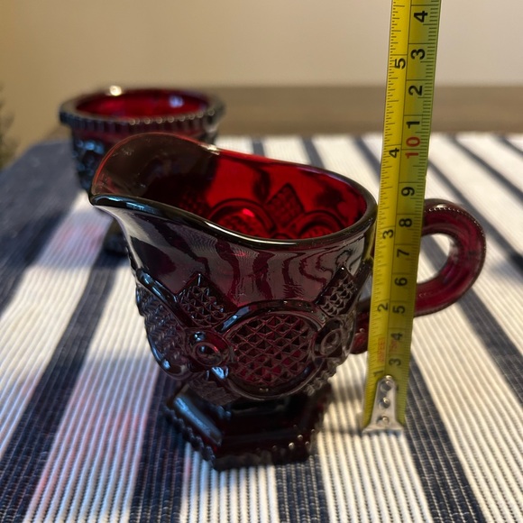 Avon Cape Cod Red Ruby Collection Set - Picture 4 of 7